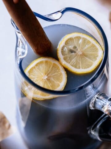 A refreshing and soothing lavender lemonade.
