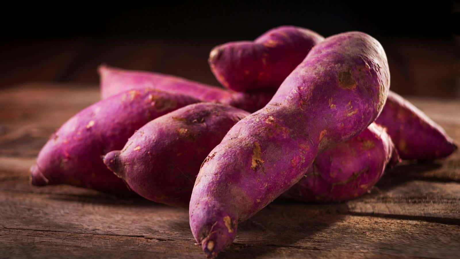Close-Up Shot of Sweet Potatoes.