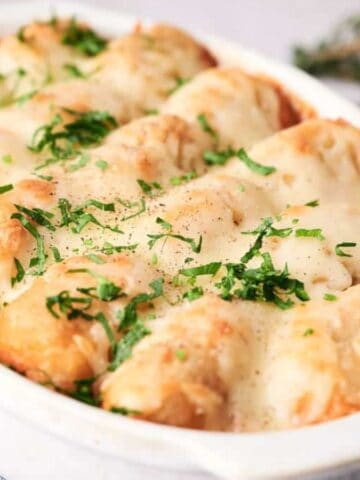 An image of an easy cowboy casserole.