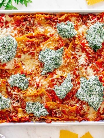 An image of sheet pan lasagna.