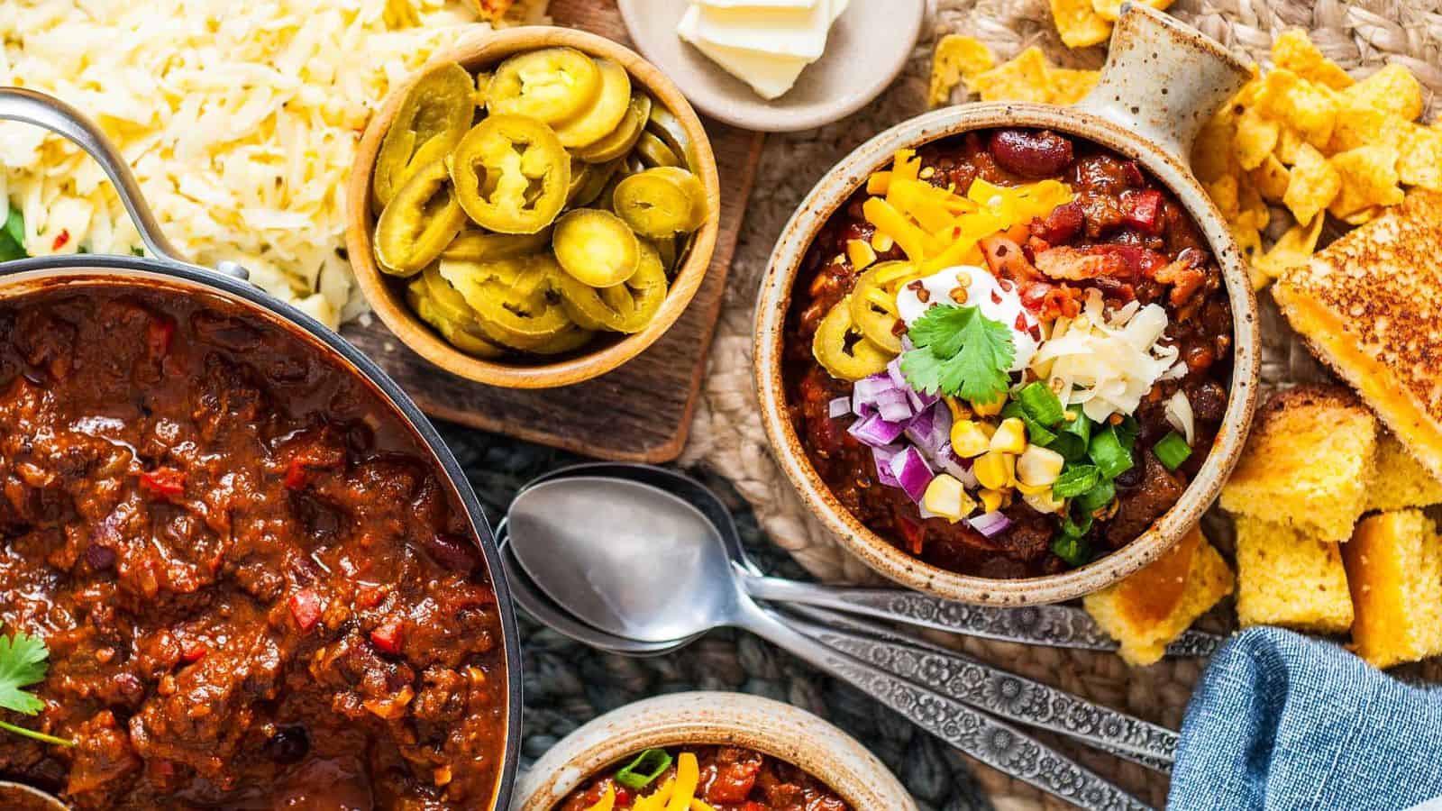 An image of Hearty Beef Chili.