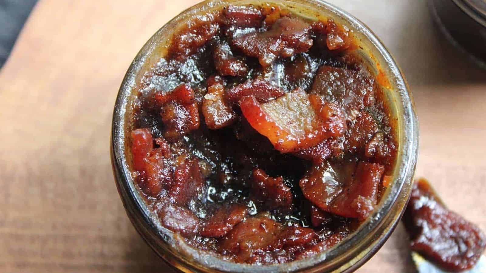 Maple bourbon bacon jam.