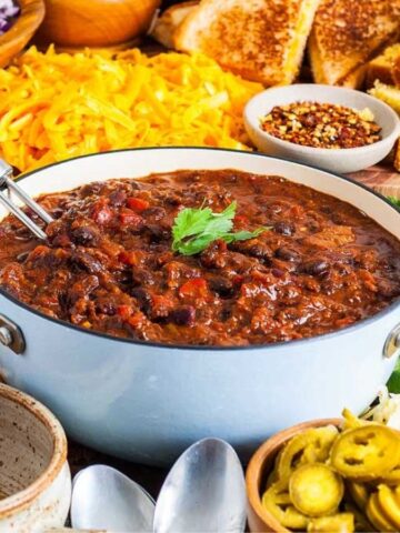 An image of The Ultimate Chili Bar or Charcuterie Board.