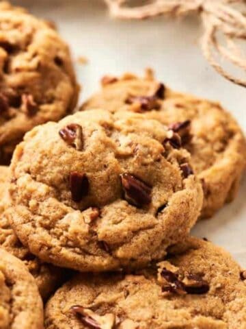 An image of Soft Pumpkin Cookies With Pecans.