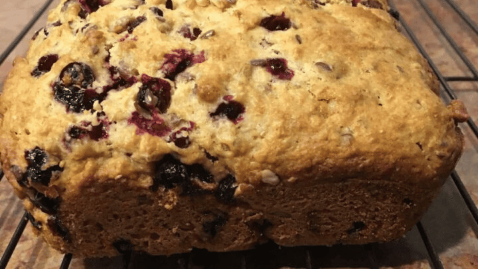 Cranberry Orange Graham Loaf.