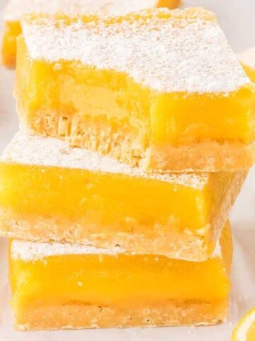 A stack of Lemon Bars.