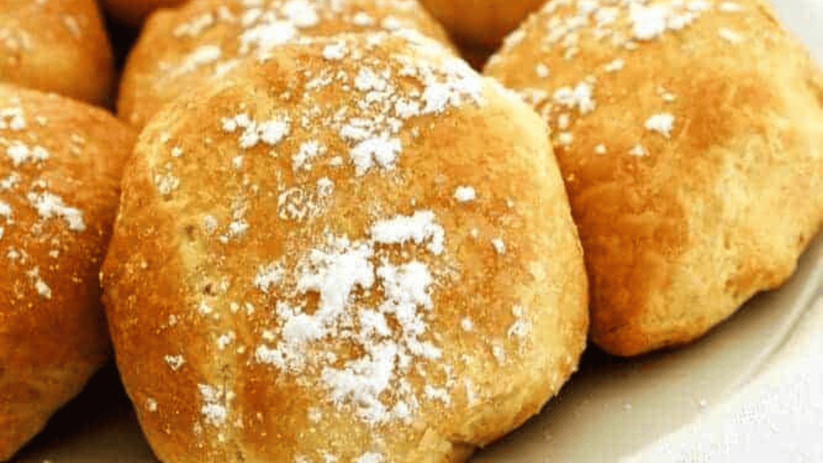 Air Fried Oreos with Crescent Rolls close-up.