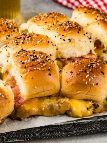 An image of Bacon Cheeseburger Sliders.