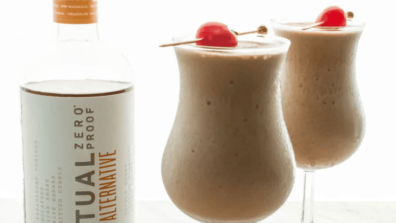 Virgin Bushwacker with cherries.