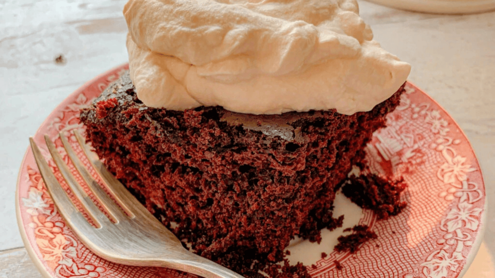 Mighty Irish Guinness Beer Cake slice.