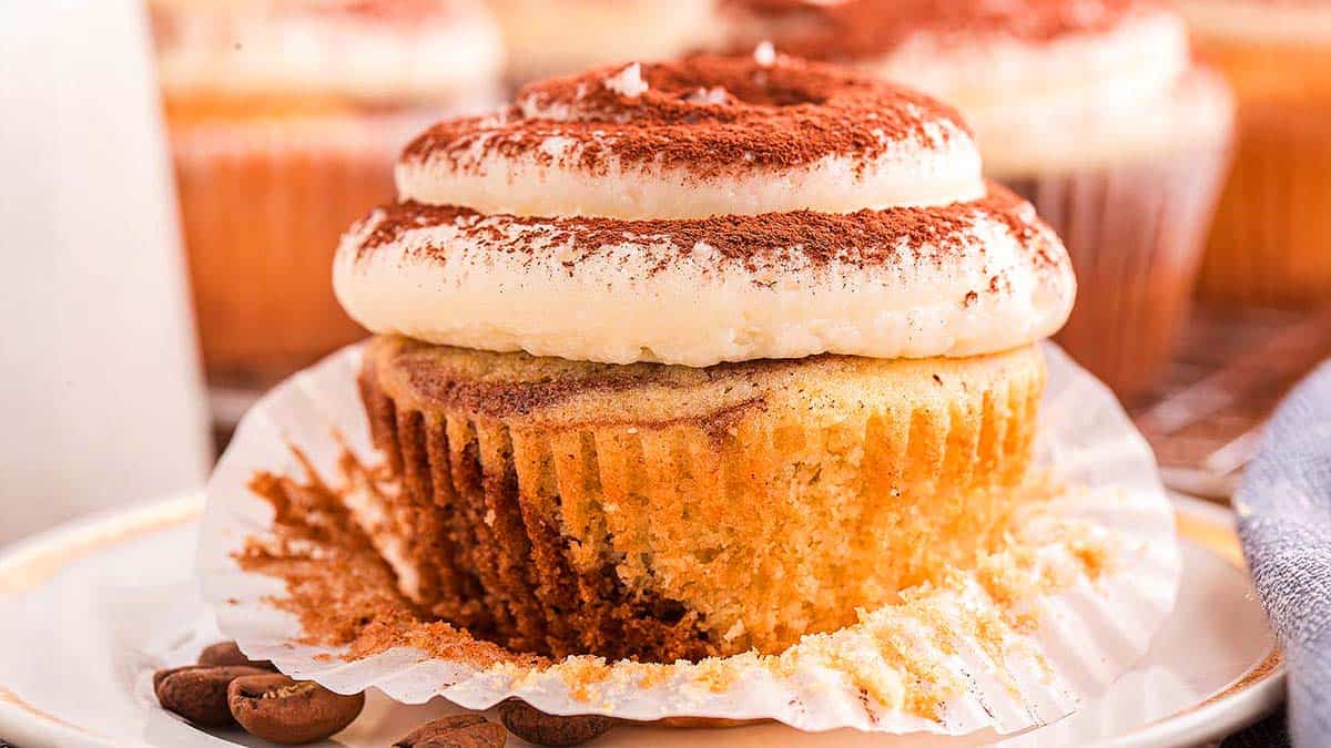 An image of a Tiramisu Cupcake.