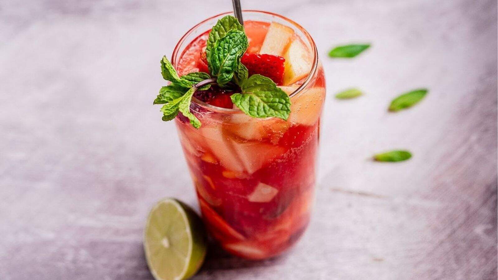 Close-up image of a glass of Tizana.