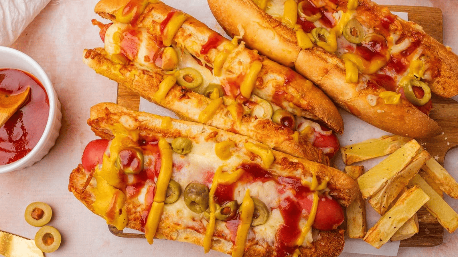 This image has an empty alt attribute; its file name is Air-Fryer-Pizza-Dogs.png
