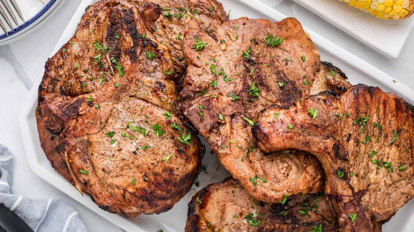An overview of Grilled Pork Chops.