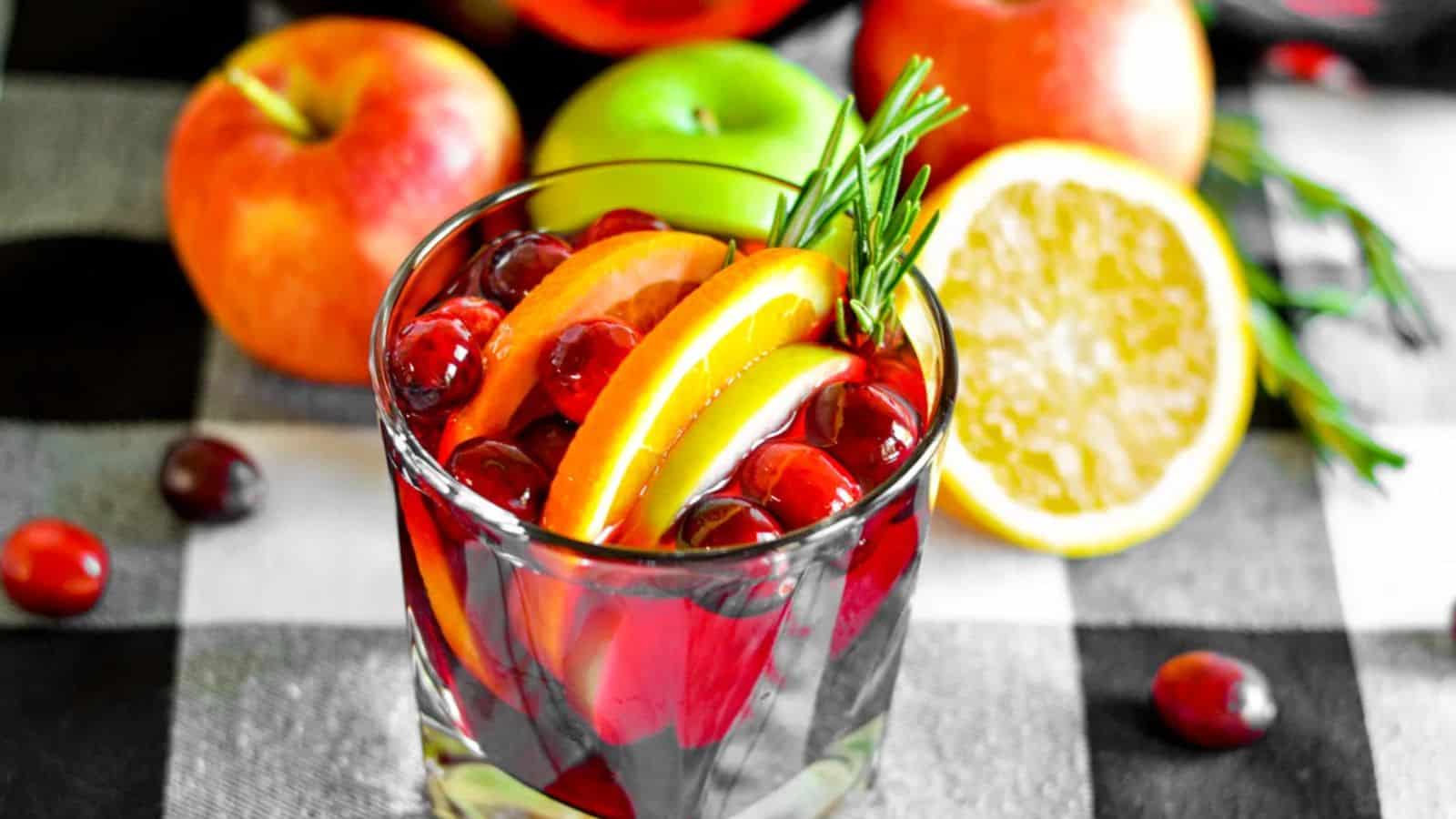 A close-up of a mug of Hot Buttered Rum.